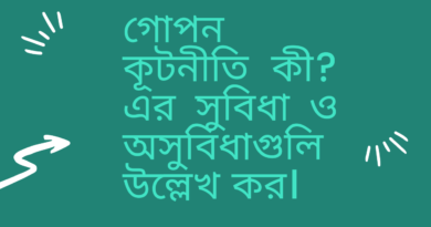 গোপন-কূটনীতি-কী-এর-সুবিধা-ও-অসুবিধাগুলি-উল্লেখ-কর